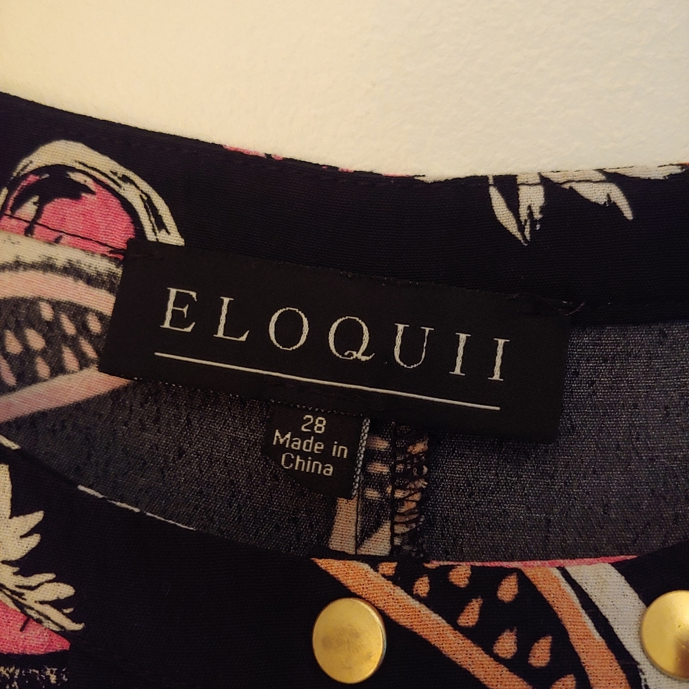 🚫SOLD🚫 28W Eloquii print dress - Picture 3 of 7